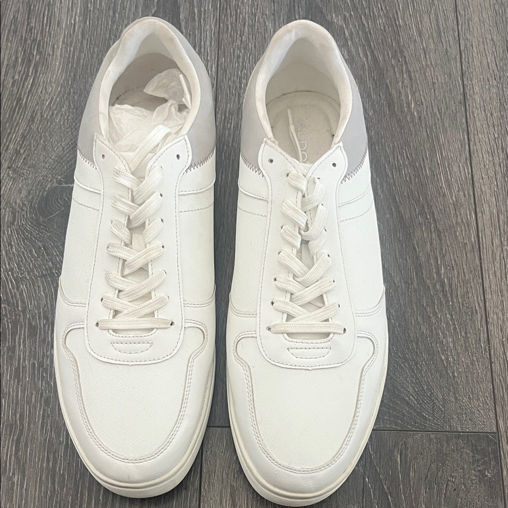 Aldo Men's Cream Sneakers